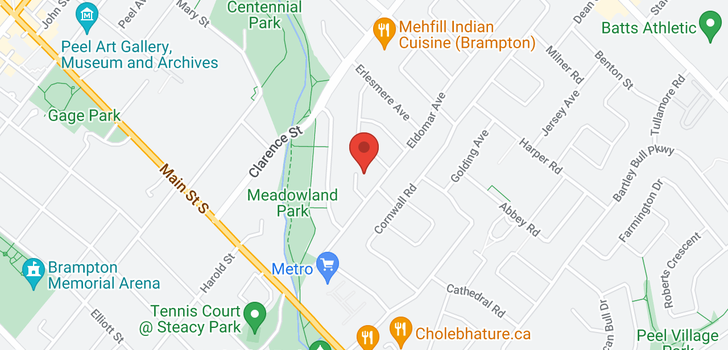 map of 7 LYNDFIELD CRES
